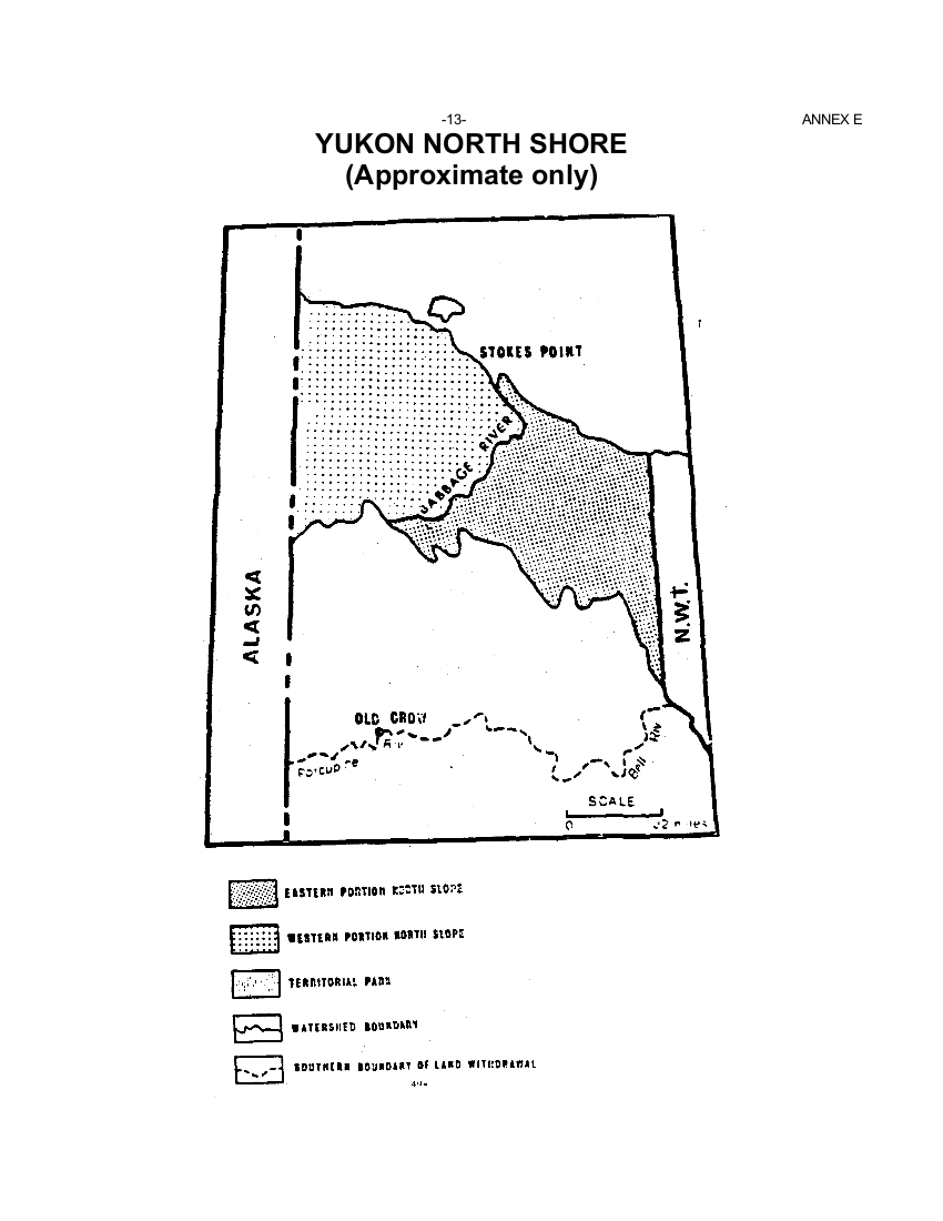 Yukon North Shore (approximate only)